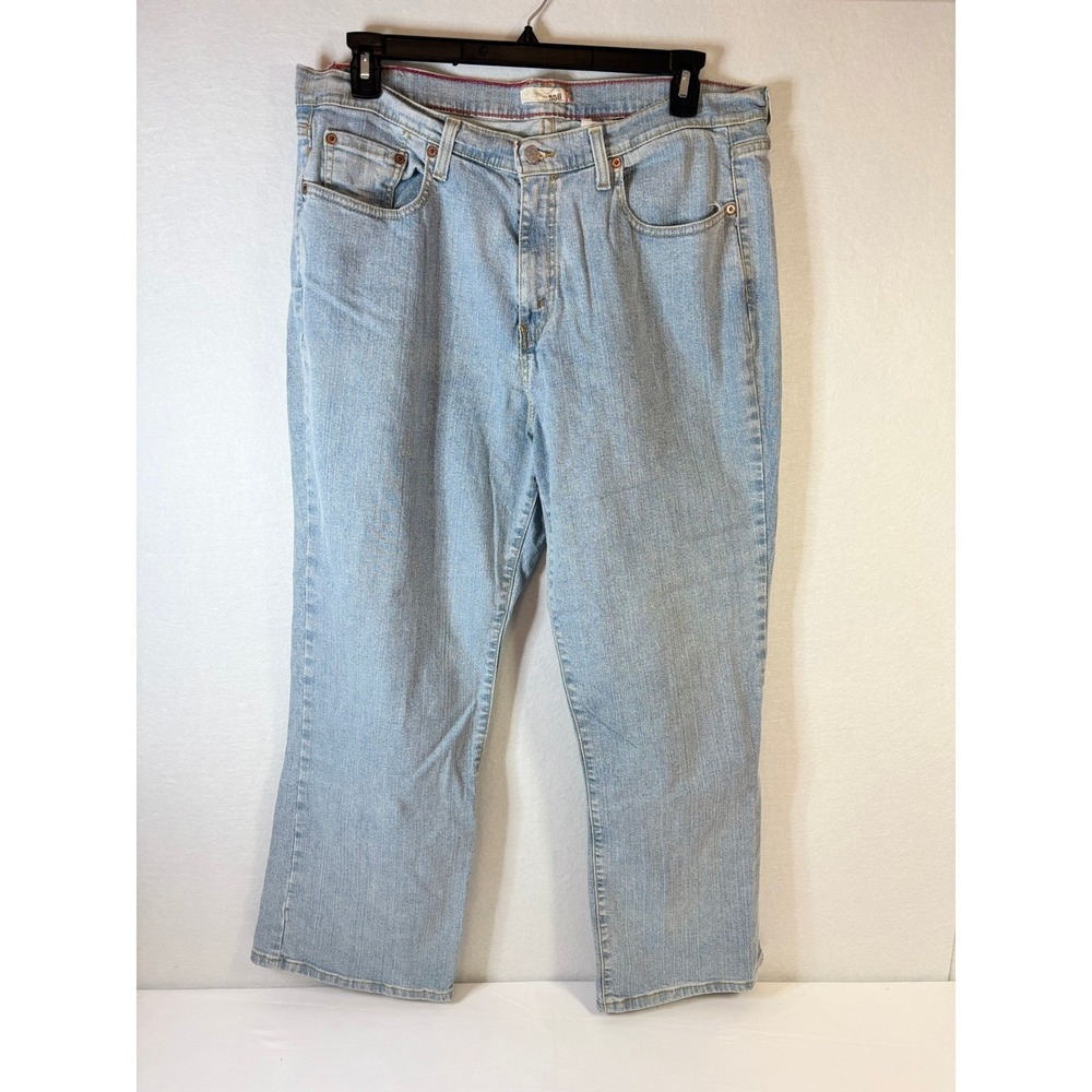 Levi's 550 Relaxed Boot Cut Jeans Womens 20 S Light Wash Cotton Stretch Classic